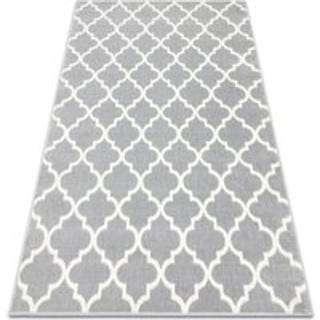 Tæppe BCF Morad TRELIS Marokkansk kløver - lyse grå 120x170 cm