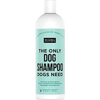 Natural Rapport kæledyr- og hundeshampoo - 5-i-1 komplet vask til alle racer (ca. 473 ml)