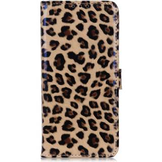 Huawei Honor 9X Lite Blankt Læder Cover m. Pung Leopard