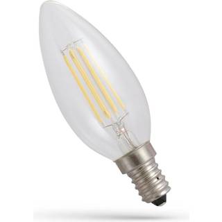 Spectrum LED E14 Klar LED-pære Kerte 5,5W 2700K 700 lumen WOJ14387