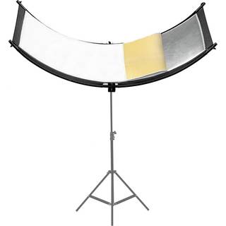 Caruba Curved Face Reflector Pro Kit (incl. extension set) 180cm x 65cm