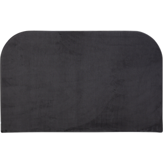 Mille Notti Sengegavl Bianca Sammet Mørkegrå 105x100 cm