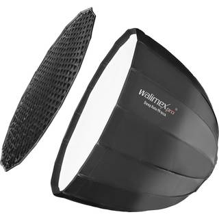 Walimex pro Studio Line Deep Rota Softbox QA90 mit Softboxadapter Multiblitz V