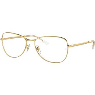 Ray - Ban Unisex RX3733V 2500 Optiske stel Metal Guld Transparent Pilot Normal