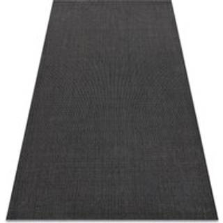 Sisaltæppe SISAL FLAT 48663/090 sort GLAT 80x150 cm