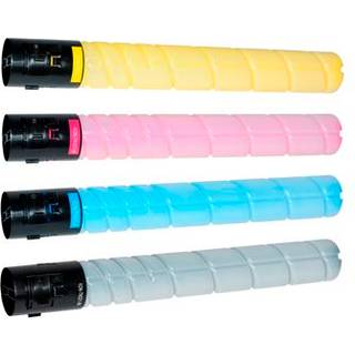 Kompatibelt sæt med 4x tonerpatroner til Konica Minolta TN321 Bizhub C224 C224e C284 C284e C364 C364