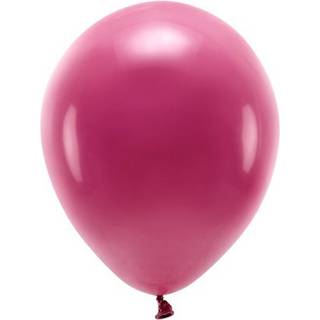 10 stk. Økologiske balloner bordeaux 12" biologisk nedbrydelig - Perfekt til festpynt