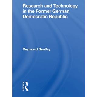 Research And Technology In The Former German Democratic Republic