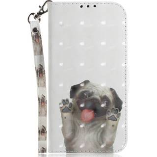 Sony Xperia 1 V Læder Cover m. Print - Sød Hund