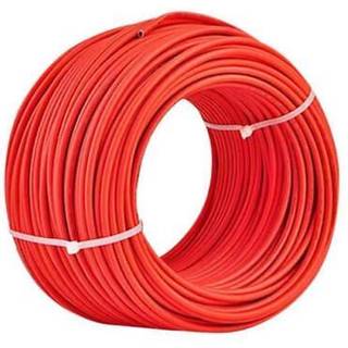 Solcellekabel 100m 6mm2 kabel til solceller - Rød, H1Z2Z2-K, DC 1,5KV