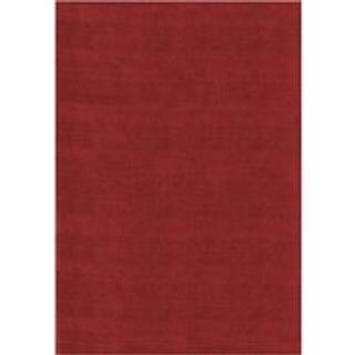 Sky Kortluvet tæppe Ensfarvet - Rød - 140x200