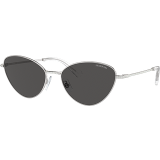 Swarovski SK7014 400187 58 Solbriller Kvinder Silver - Silver - 58mm