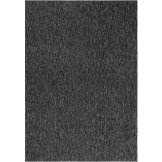 Nizza Kortluvet Tæppeløber Ensfarvet - Antracit - 60x100 (Løber)