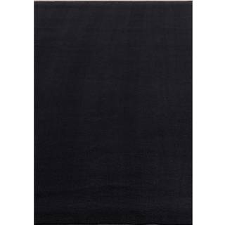 Sky Kortluvet tæppe Ensfarvet - Sort - 160x230