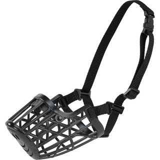 Plastik mundkurv Sort