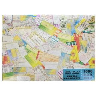 80'erne guld 1000 stykke puslespil