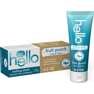 Hej smilende hajfluorid gratis b?rn tandpasta naturlig frugtstans 4,2 oz r?r