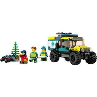 LEGO 40582 CITY 4X4 Off-Road Ambulance Rescue Limited Edition 2023 Set 6+ 162 stykker med cool off-road k?ret?j og 3 minfigurer gul gr?n og r?d s