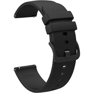 SKALO Silikonearmbånd til Samsung Watch 4 40mm - Sort