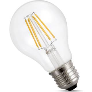 Spectrum 7W LED Pære - A60, kultråd, ekstra varm hvid, 1800K, E27 - Dæmpbar : Ikke dæmpbar, Kulør : Ekstra varm