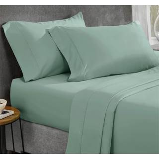 Californien design den 400 tr?dt?lling 100% bomuldsark King size ark s?t 4 pc luksusplader og pudebetr?k ?ndbart senget?j til king seng sateen ki