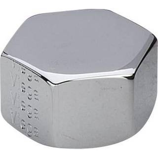 Slutmuffe 3/8'' m/pakning, forkr. messing