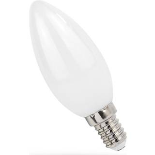 1W LED kertepære - C35, kultråd, matteret glas, E14 - Dæmpbar : Ikke dæmpbar, Kulør : Neutral