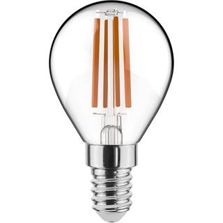 Noxion Lucent LED E14 Kugle filament klar 4.5W 470lm - 827 ekstra varm hvid | erstatter 40W