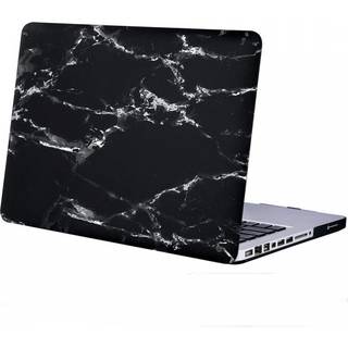 Etui i hård plast til MacBook Pro 16" (A2485) 2021 Marble (Sort)