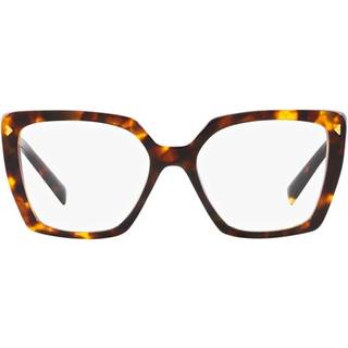 Prada Kvinde PR 16ZV VAU1O1 Optiske stel Acetat Skildpadde Transparent Firkantet Normal