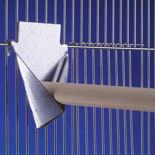 Siddestangholder, metal L - 4,5 x 6,0 cm