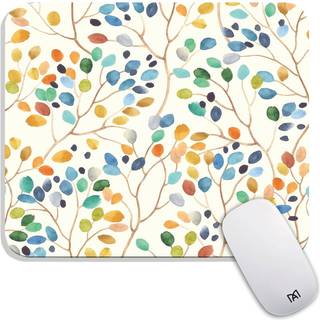 Armanza Square Mouse Pad Farverig skov personlig premium-tekstureret brugerdefineret musemåtdesign vaskbar mousepad lycra klud ikke-skridsgummi b