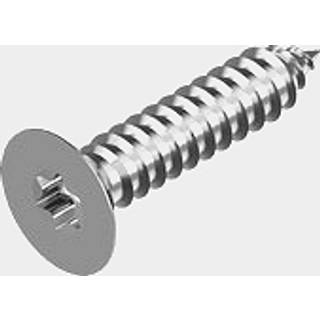 Montageskrue med forsænket hoved, Torx, rustfrit syrefast stål (A4 / AISI 316, marinklasse), Ø5.5 x 50 mm, 10-pak