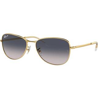 Ray - Ban Unisex RB3733 001/78 Solbriller Metal Guld Blå Pilot Polariseret Skygge