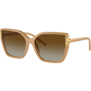 Tory Burch TY9076U Polarized 1965T5 58 Solbriller Kvinder Brun - Pearly Brown - 58mm