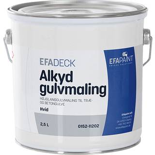 EFAdeck® alkyd gulvmaling, grå - 2,5 liter
