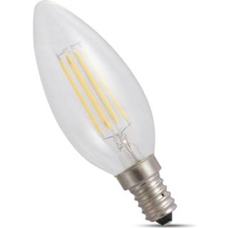 Spectrum 4W LED pære - C35, kultråd, ekstra varm hvid, 1800K, E14 - Dæmpbar : Ikke dæmpbar, Kulør : Ekstra varm