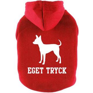 Design Din Egen Hættetrøje til hunde - Rød / Størrelse 20