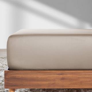 Californien design den dobbeltseng monteret ark kun blød 100% bomuldssaten dyb lomme holdbar all-round elastisk hoved/fodsiden indikatorer monter