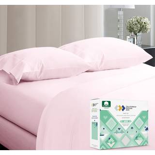 Californiens design den California King Sheet Set - 100% bomuld 600 trådtælling Deep Pocket Cal King Sheet Set Luksus Soft hotelkvalitetsark med