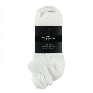 Topeco 4-pak Low Cut Sport Socks - Black - Str 40/45