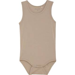 Minymo Baby Body i bambus - Simply Taupe - 86