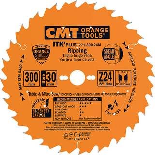 Rundsavsklinge til træ CMT 271; 184x1.7x20; Z24; 20°