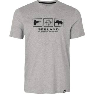 Lanner T-shirt - Dark Grey Melange - Seeland