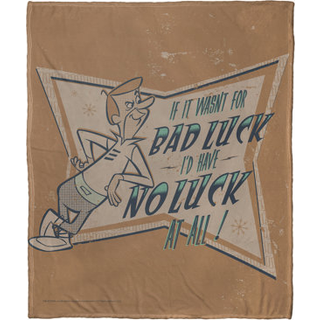 Northwest Jetsons Silk Touch kastet?ppe 50"""" x 60"""" Bad Luck or No Luck