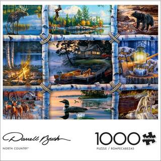 Buffalo Games - Darrell Bush - North Country - 1000 Piece Jigsaw Puzzle för vuxna som utmanar pussel perfekt för spelkvällar - Färdig storlek är