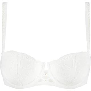 Aubade Kiss Of Love balconette BH, hvid, Størrelse: 75G, Dame