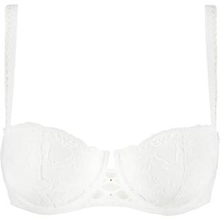 Aubade Kiss Of Love balconette BH, hvid, Størrelse: 85B, Dame