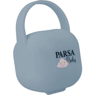 Parsa Baby Æske til opbevaring af 2x sutter. - Blå
