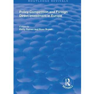 Policy Competition and Foreign Direct Investment in Europe